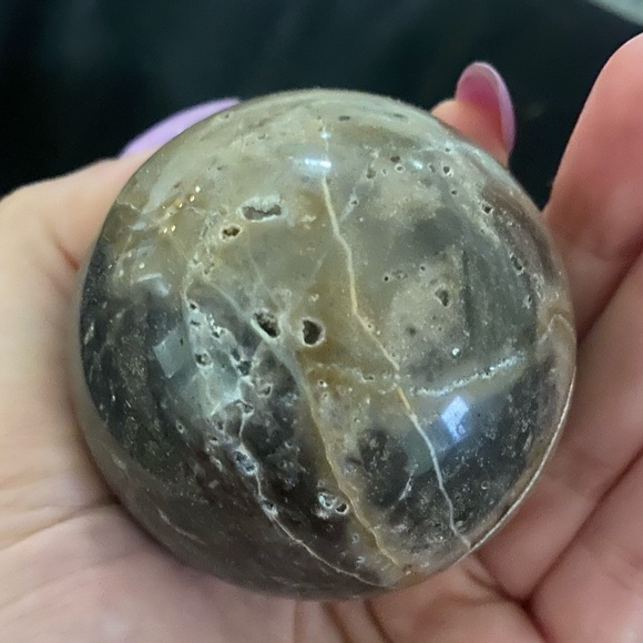 Druzy agate sphere. - Picture 5 of 6
